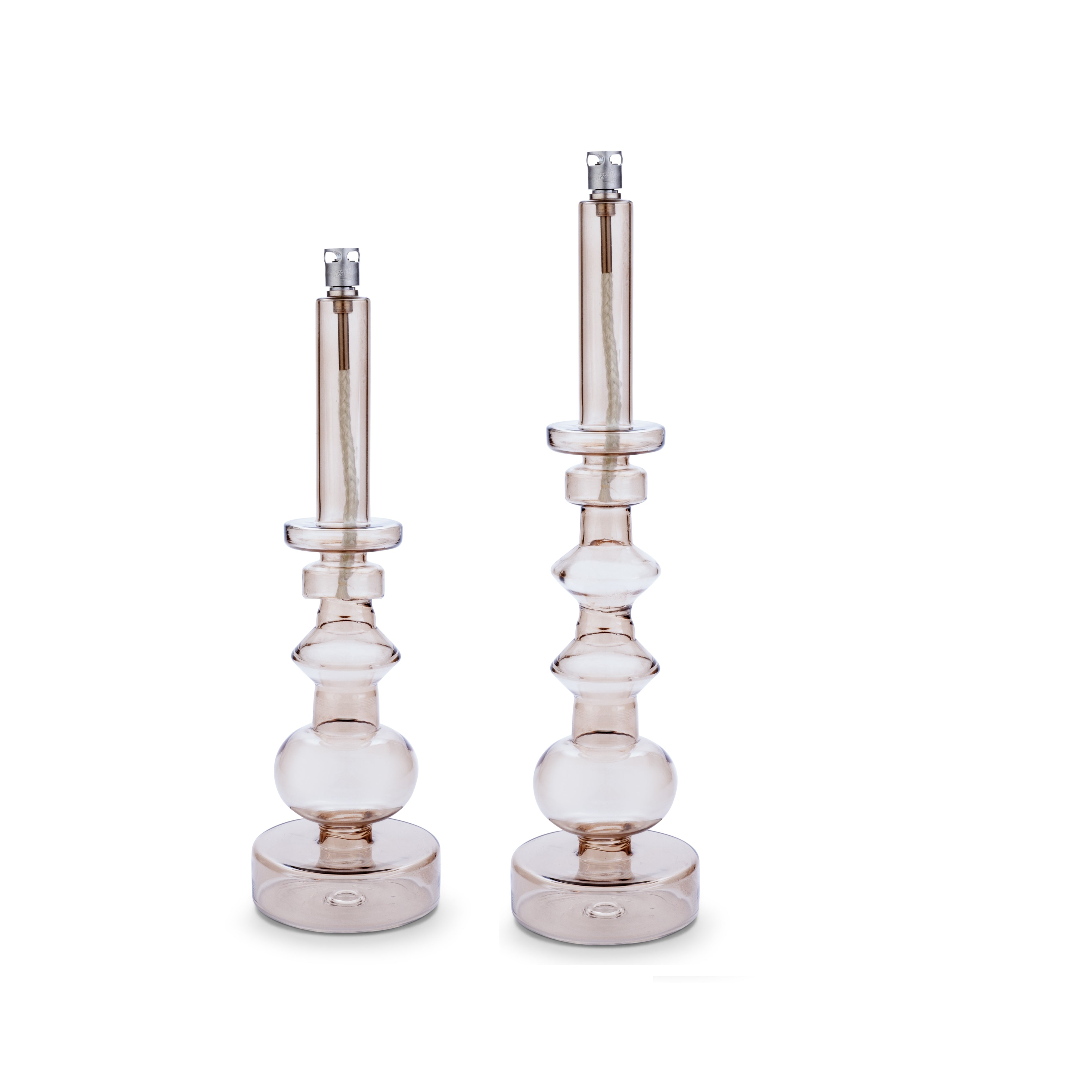 Olielamp | Kandelaar Champagne Beige