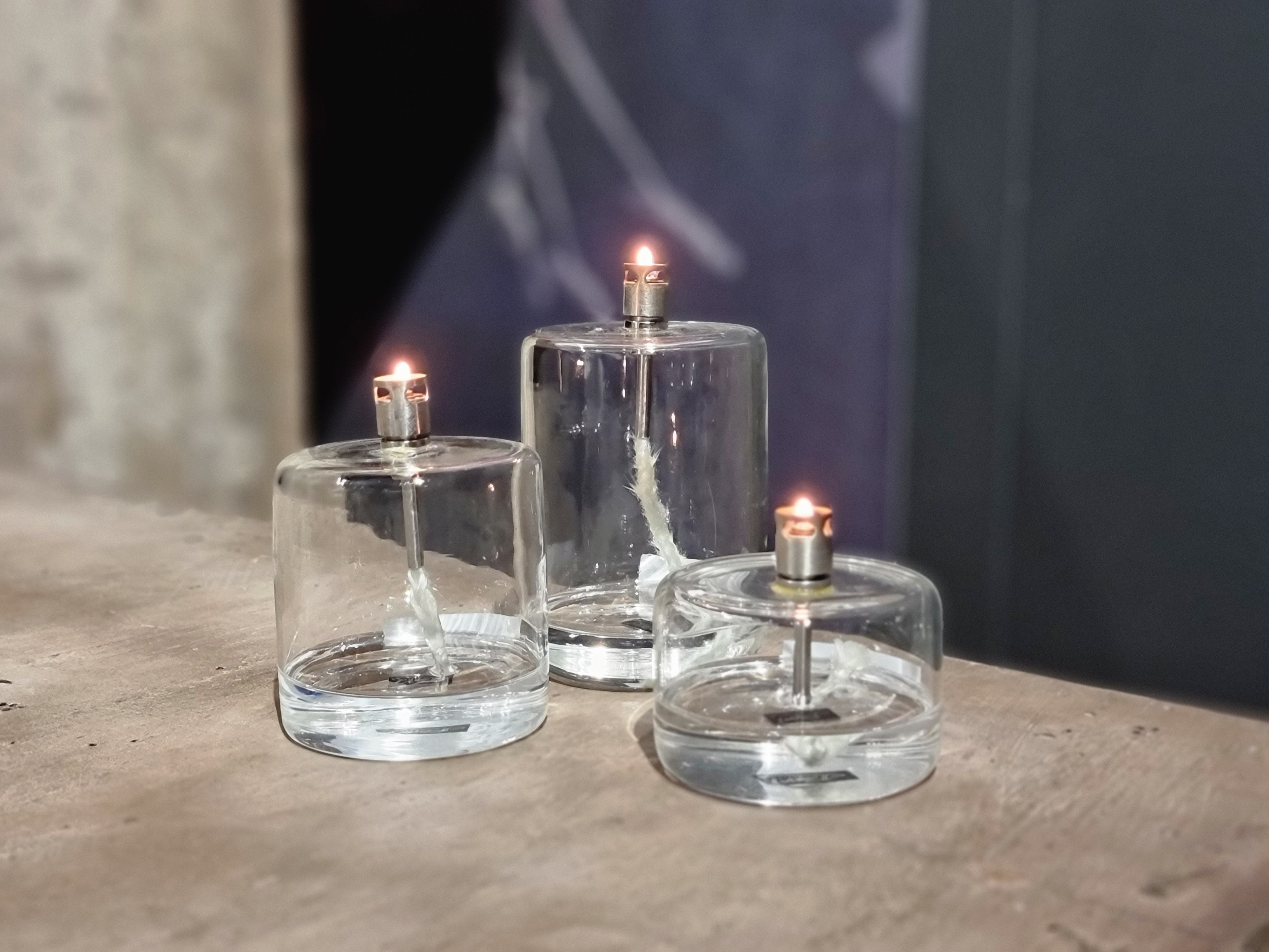 Olielamp | Cilinder Chrome