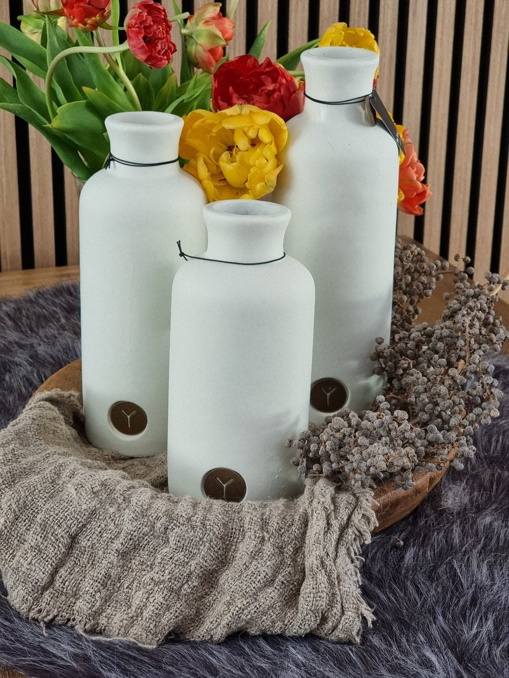 Vaas | BOTTLE NECK MATT WHITE - Brynxz