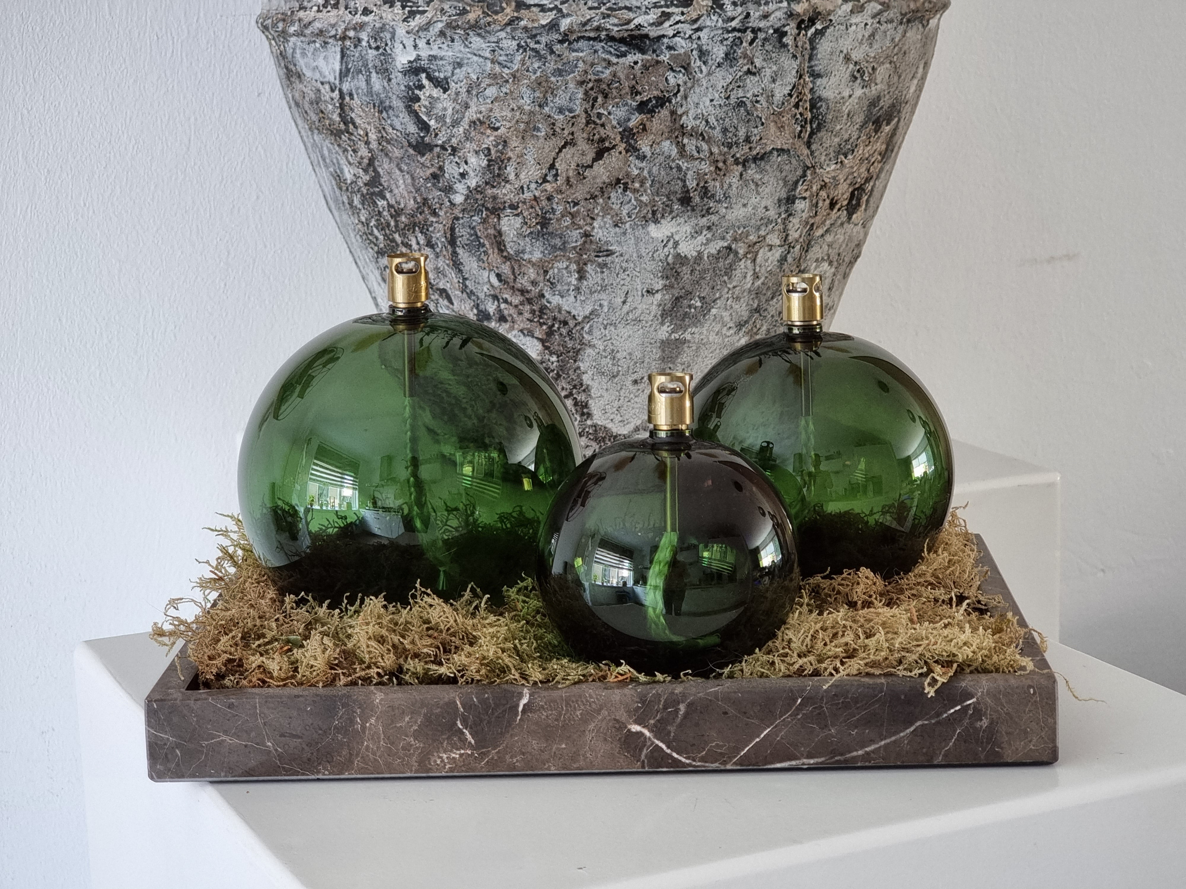 Olielamp | Green Rond