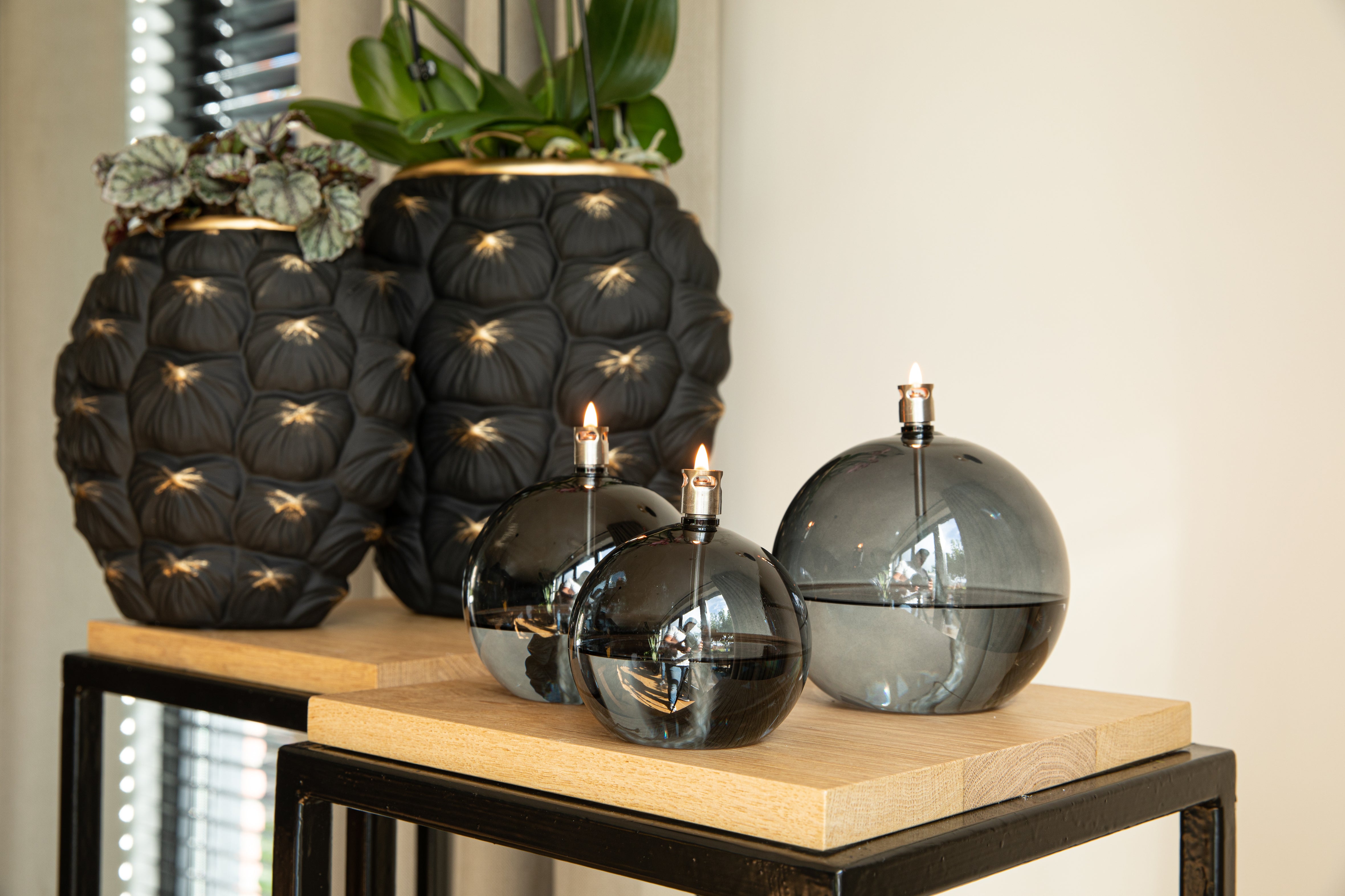 Olielamp | Smoke Rond