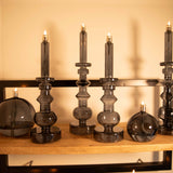 Olielamp | Kandelaar smoke grey