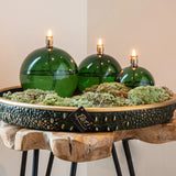 Olielamp | Green Rond