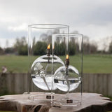 Windlichten | Olielamp in Windlicht (bolvormig)