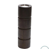 Grootte walnoot houten kandelaar