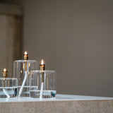 Olielamp | Cilinder Chrome
