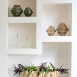 Oil lamp | TWIN Clear brass