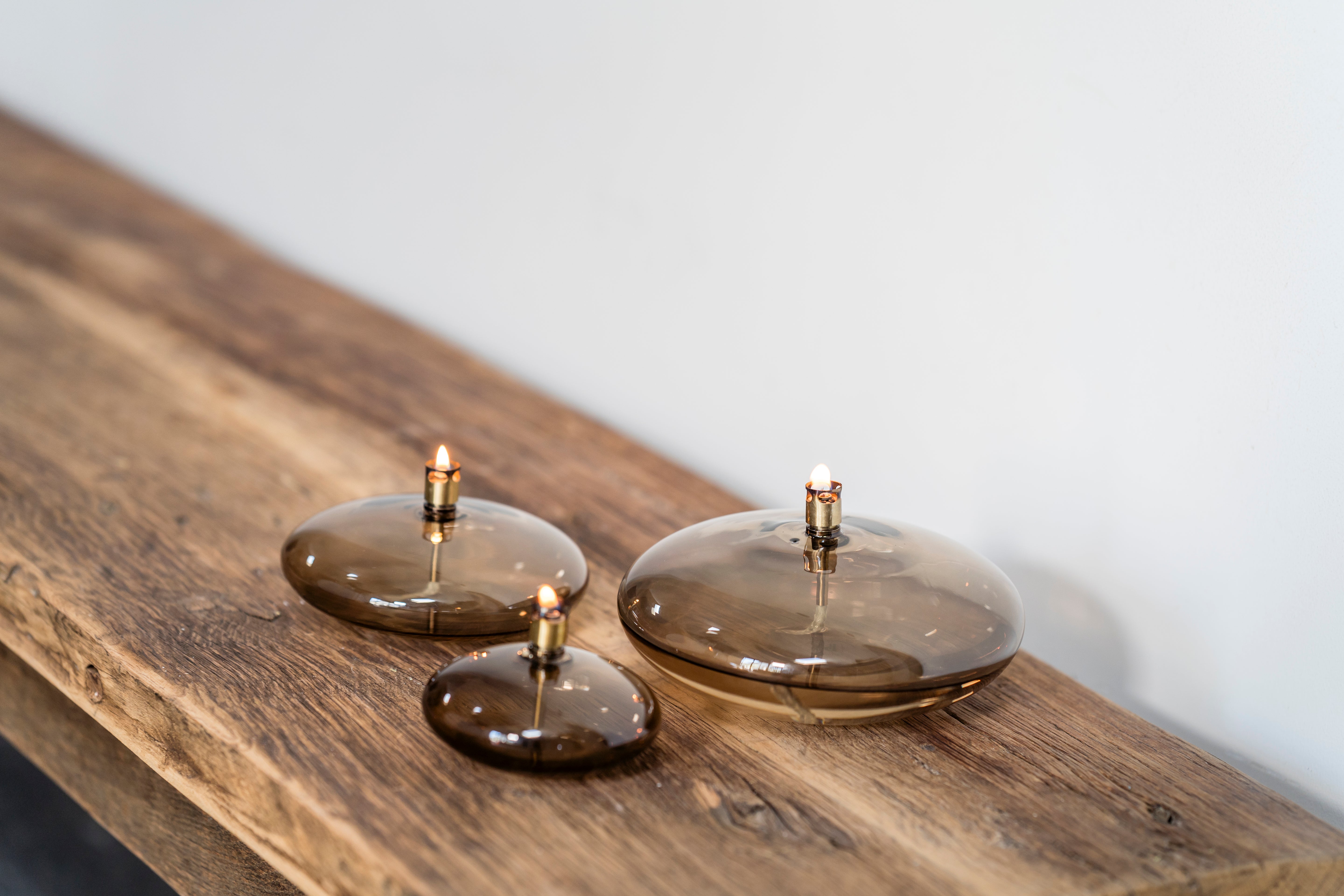 Olielamp | Disc Champagne Brass