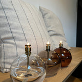 Olielamp | Champagne Beige Rond