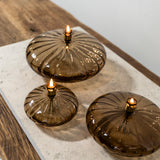 Oillamp | Disc elegant champagne brass