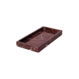 Marmer dienblad tray Rood