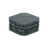 Onderzetters marmer set van 4 stuks Groen