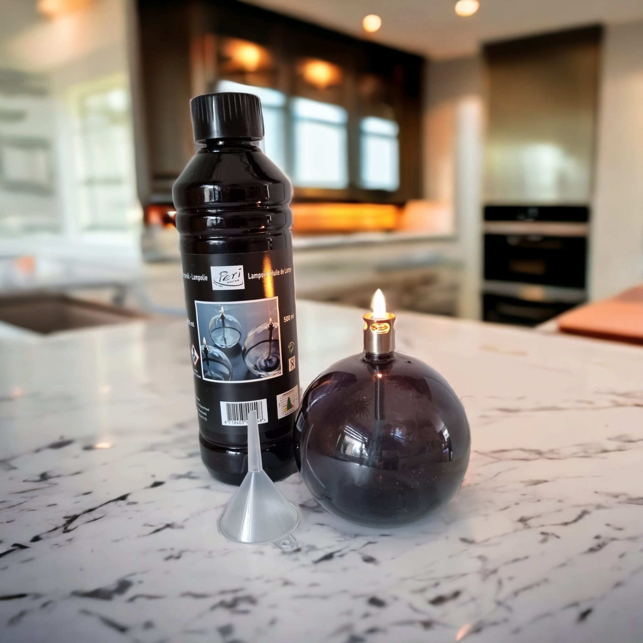 Olielamp | Starterset Smoke Rond Small