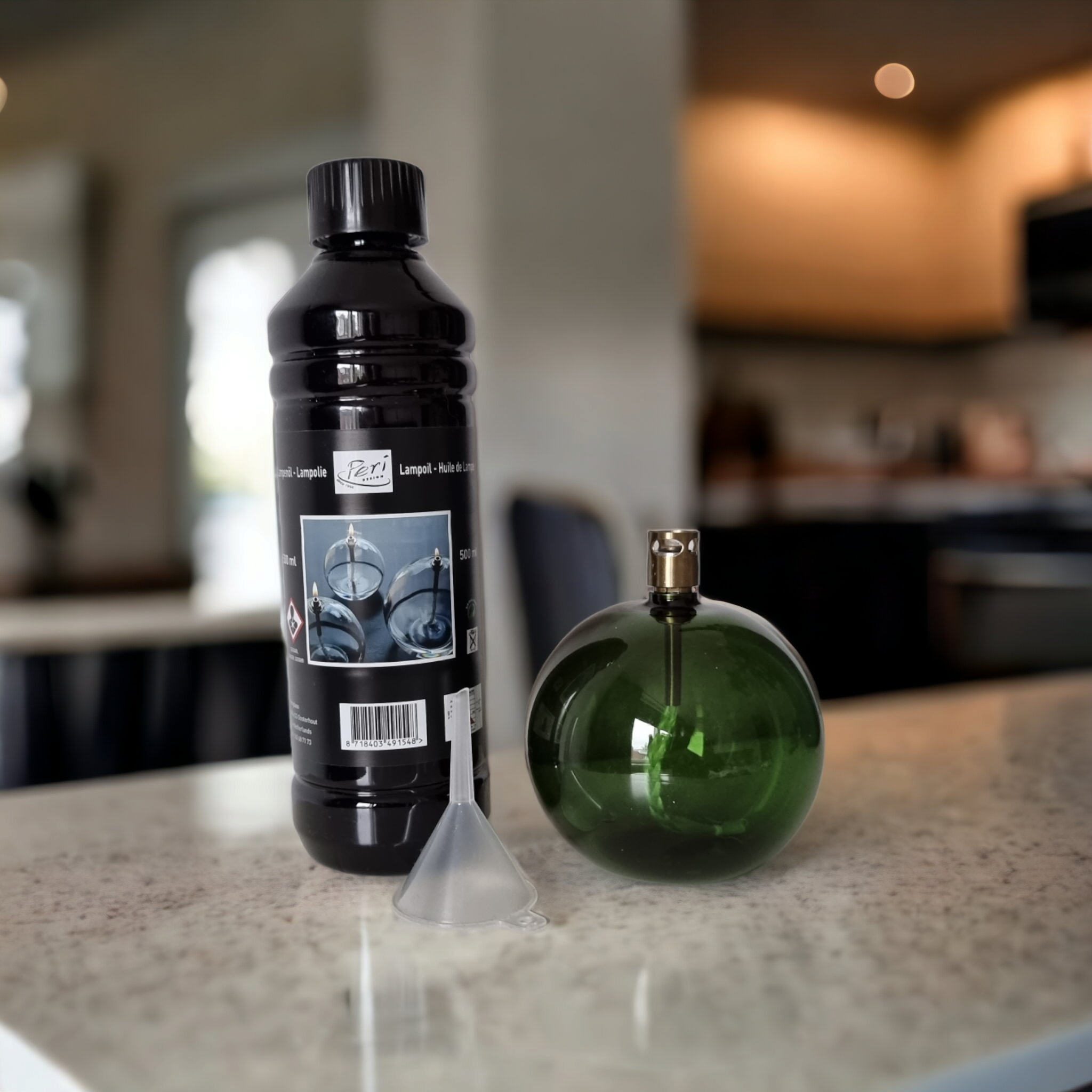 Olielamp | Starterset Green Rond Small