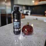 Olielamp | Starterset Cognac bruin Rond Small