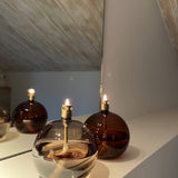 Olielamp | Champagne Beige Rond