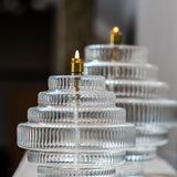 Oil lamp | TWIN Clear brass