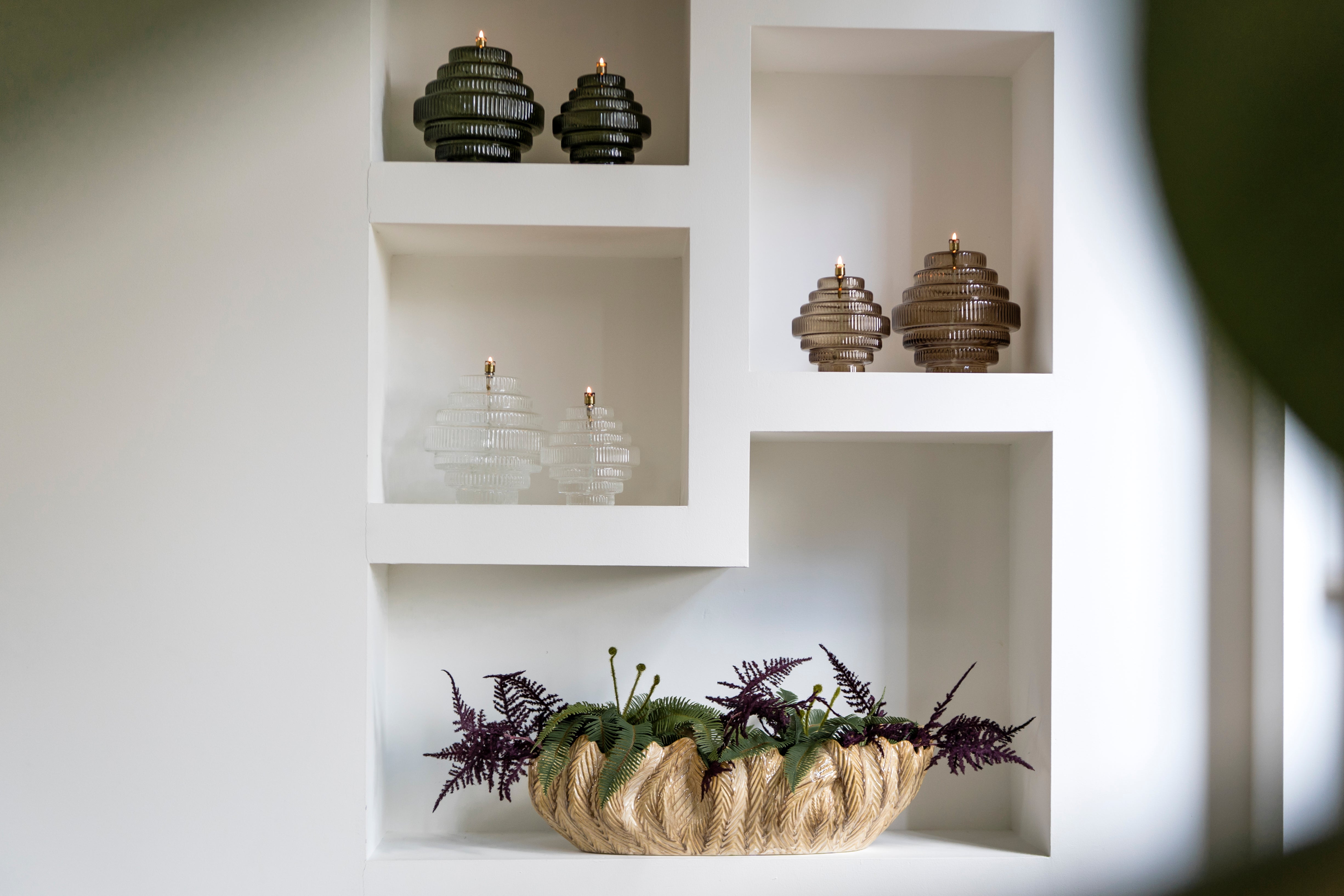 Olielamp | TWIN Champagne brass