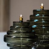Olielamp | TWIN Smoke Green brass
