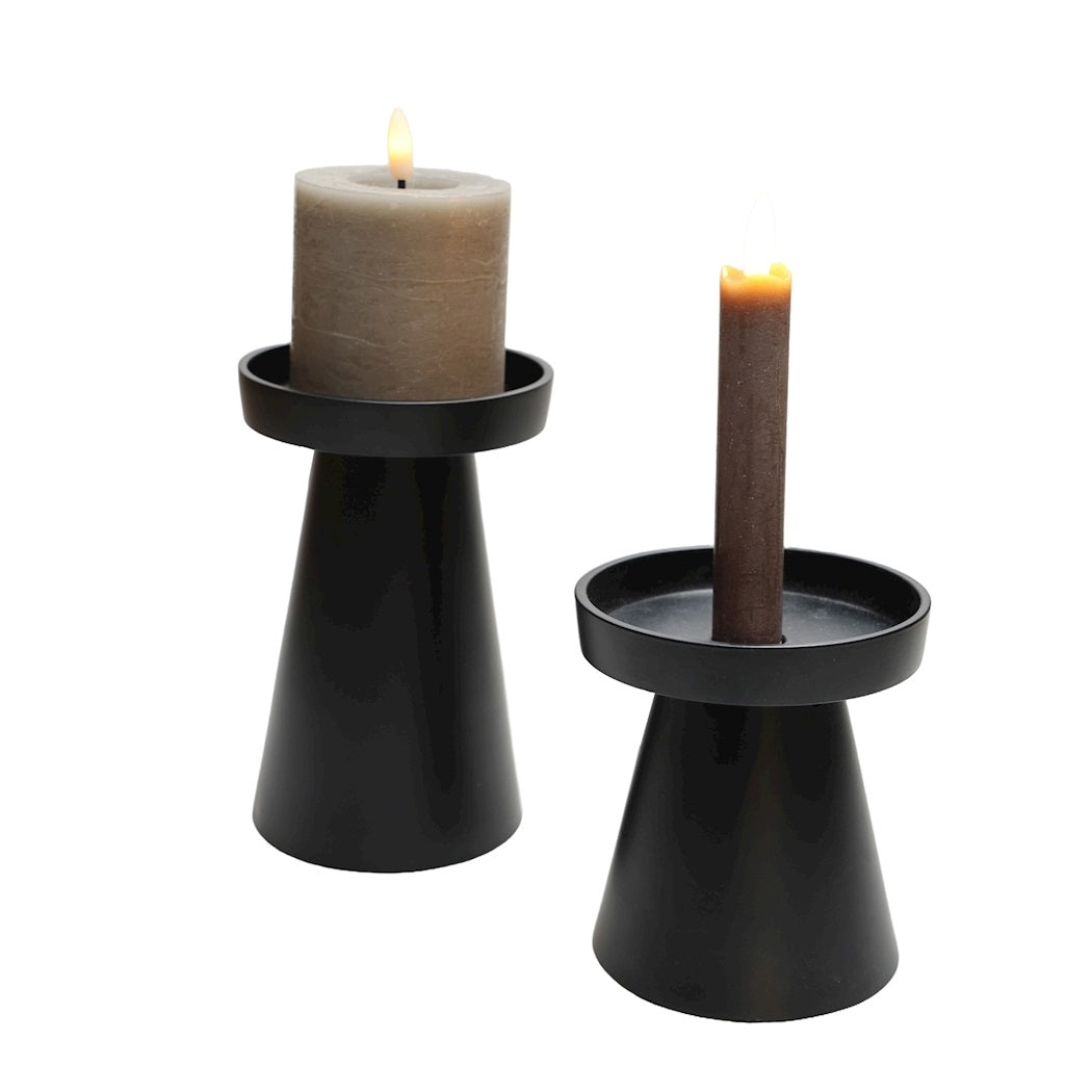 Kandelaar set zwart