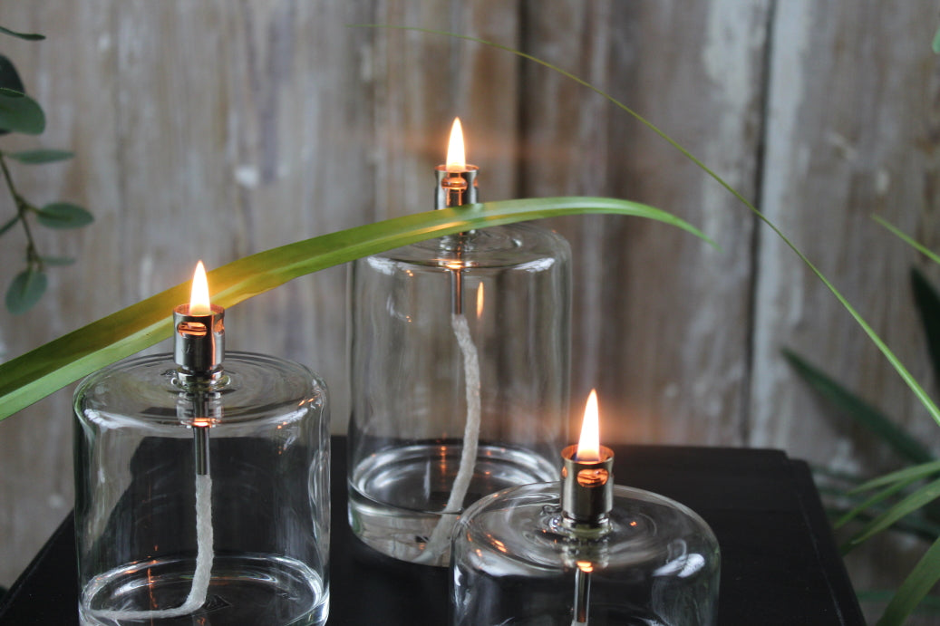 Olielamp | Cilinder Chrome