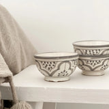 Schaaltje | Amberblokjes schaaltje Safie grey
