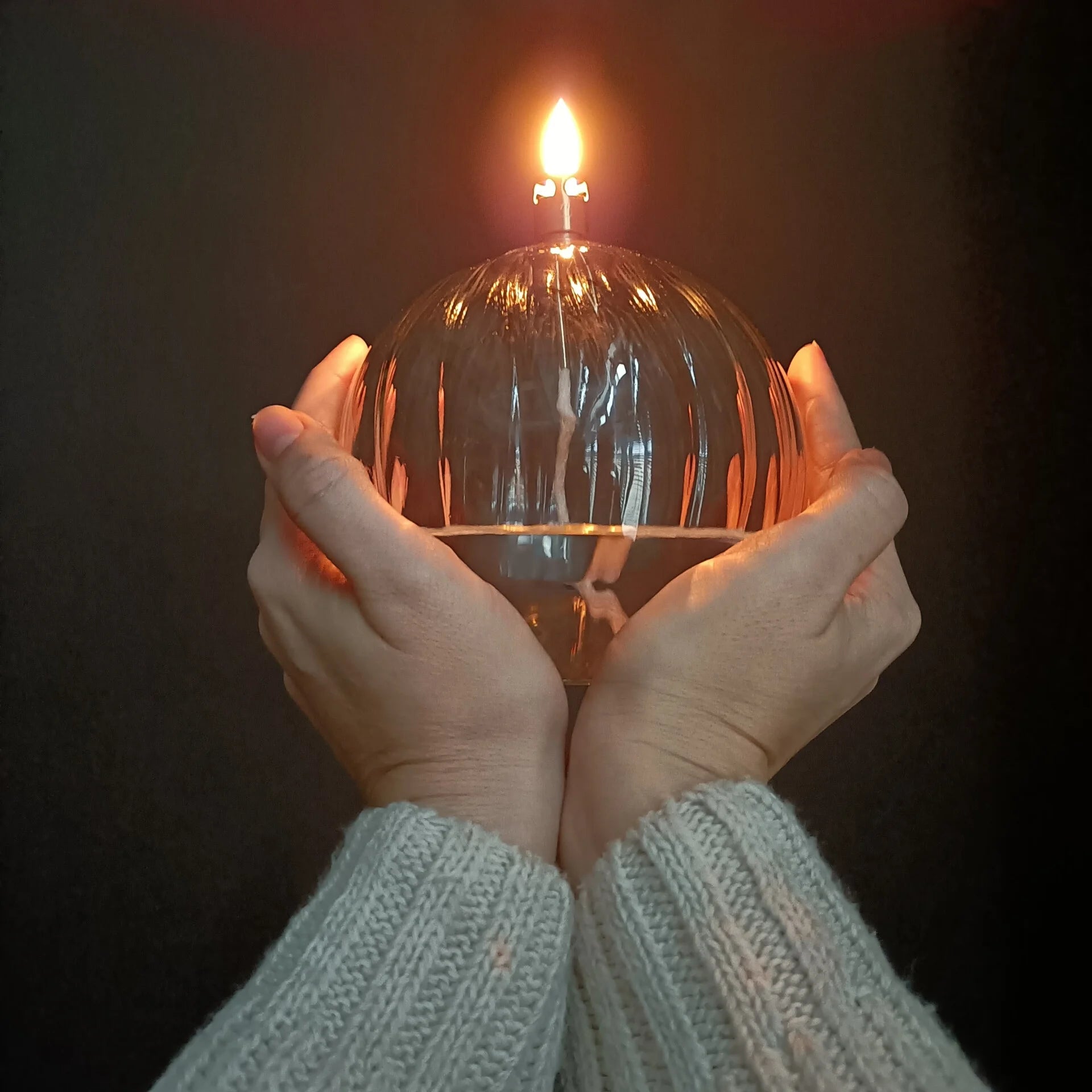 Olielamp | Rond Elegant Messing