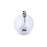 Oil lamp | Clear round brass