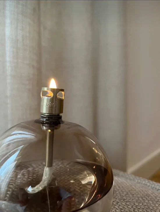 Olielamp | Champagne Beige Rond