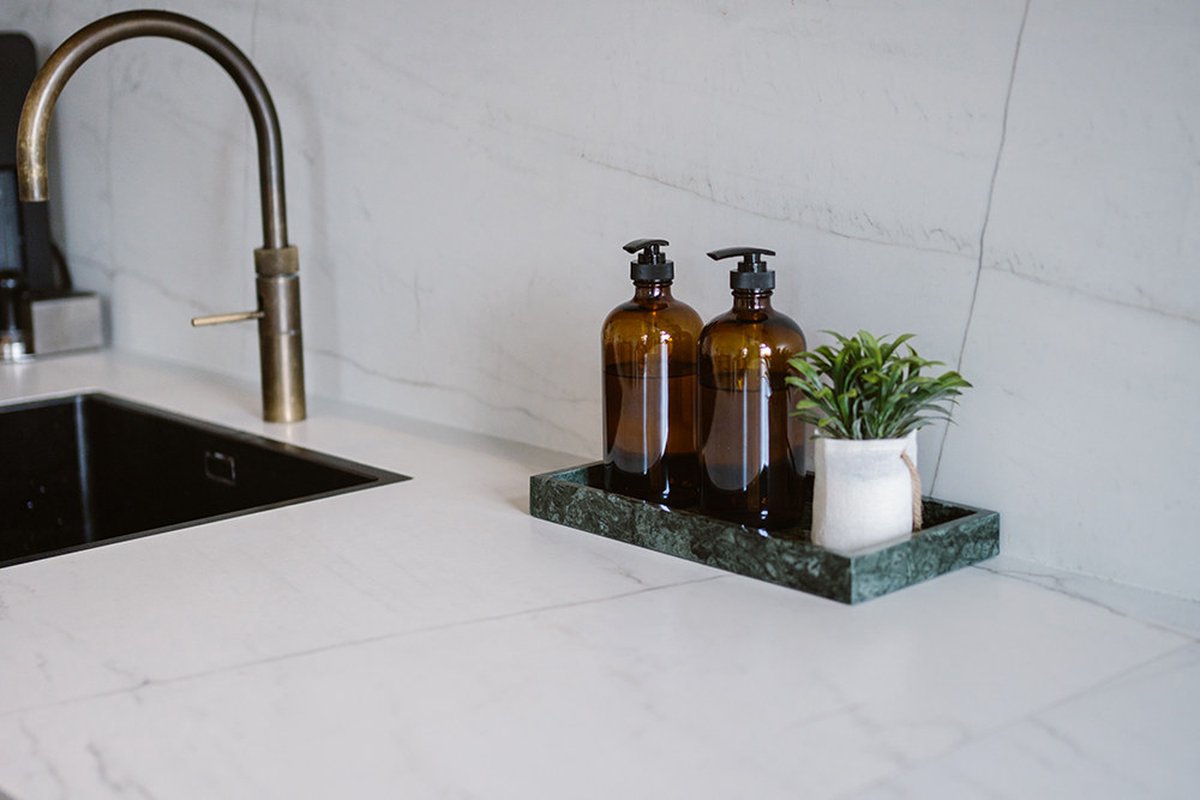 Marmer dienblad tray