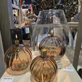 Round elegant champagne brass
