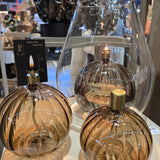 Round elegant champagne brass