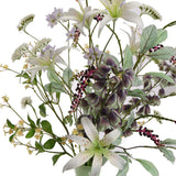 Zijdebloemen | FREJUS BOEKET 115CM LILA