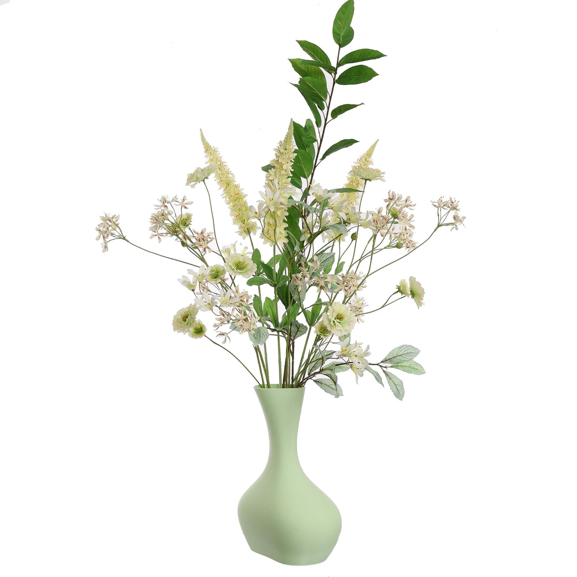 Zijdebloemen | MILANO BOEKET 120CM CREME