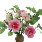 Zijdebloemen | REIMS BOEKET 80CM ROZE