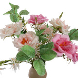 Zijdebloemen | REIMS BOEKET 80CM ROZE