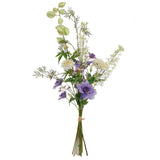 Zijdebloemen | TORINO BOEKET 100CM BLAUW
