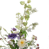 Zijdebloemen | TORINO BOEKET 100CM BLAUW