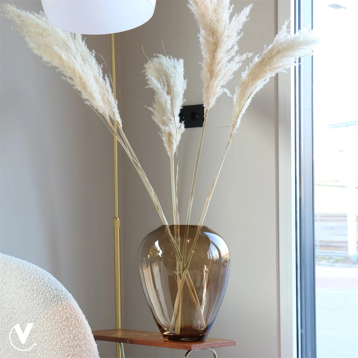 Vaas | Kander M taupe