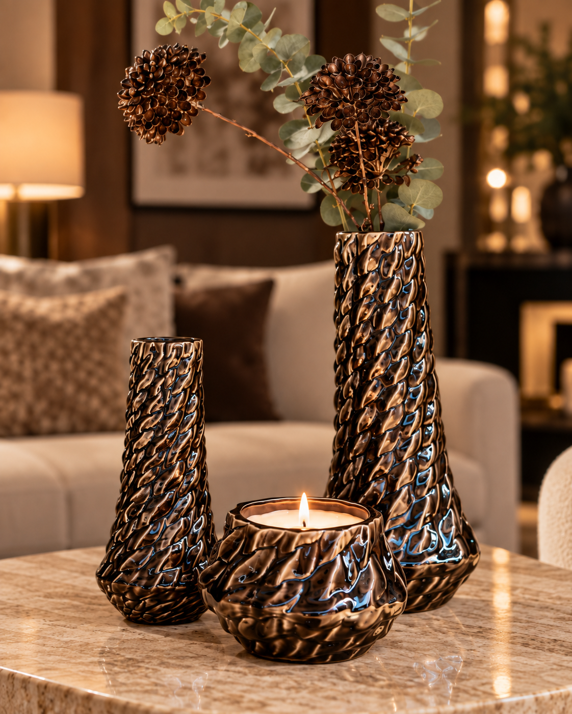 Combiset | Living Embrace Marron
