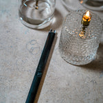 Gehamerde olielampen cylinder-brass