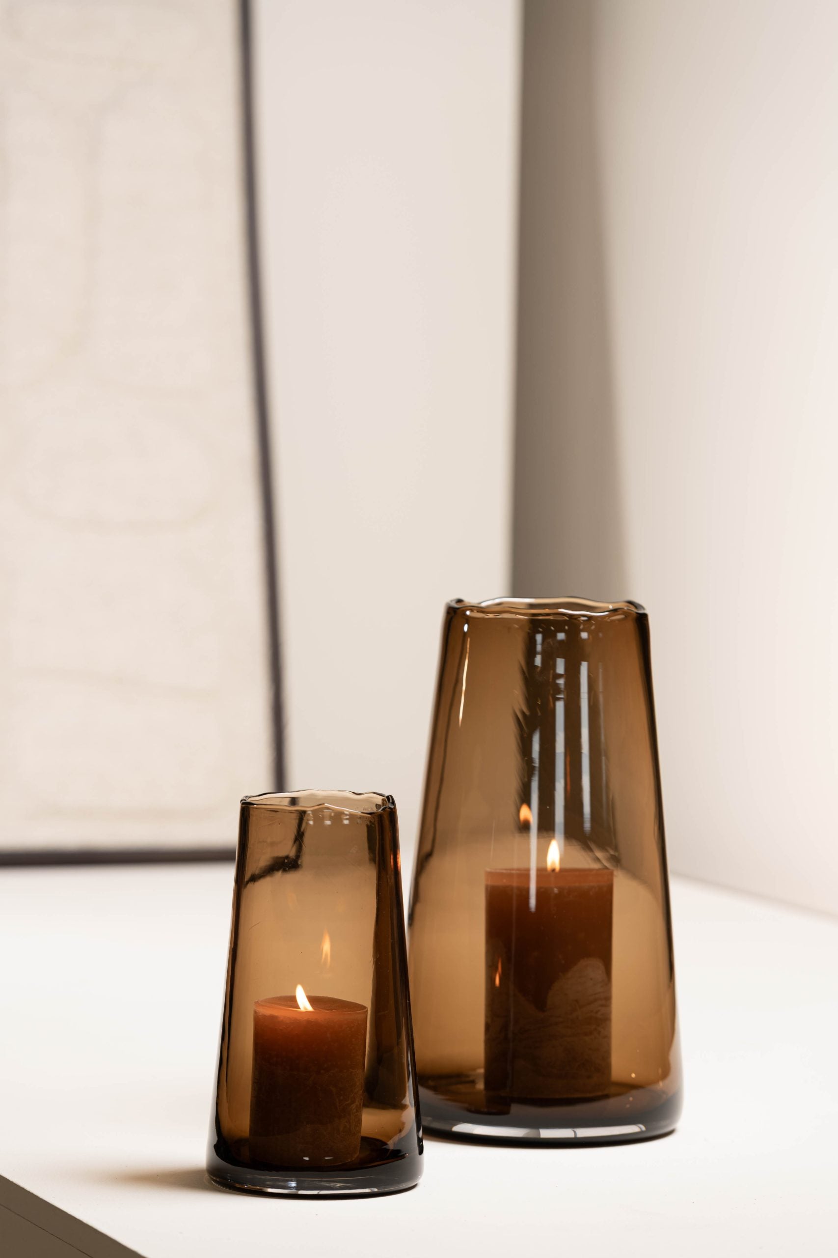 Vase | Conical vase organic rim