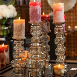 Candle holder | Glass candle holders Oyster - set of 3