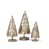Christmas tree | Silver gold set of 3