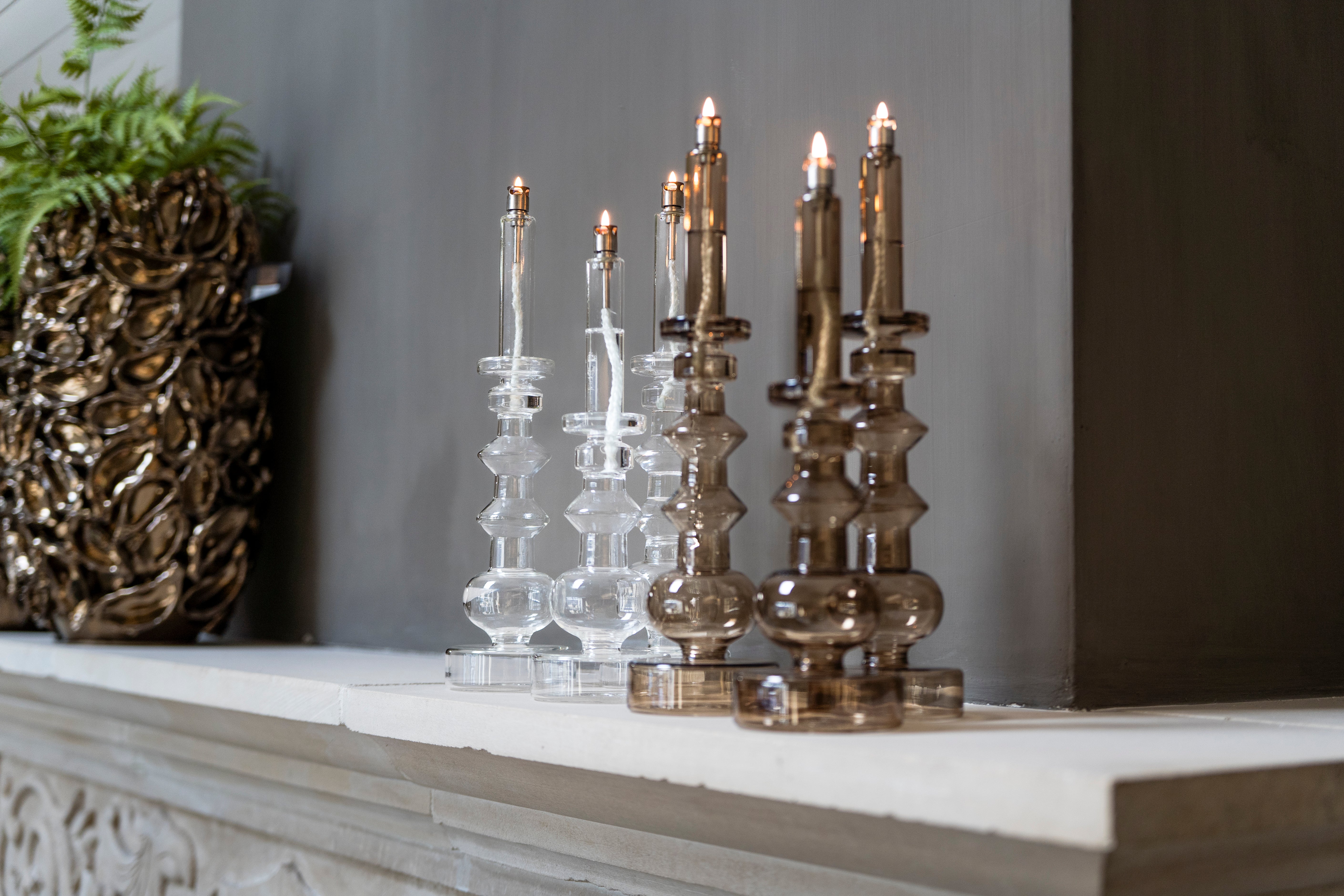 Olielamp | Kandelaar helder