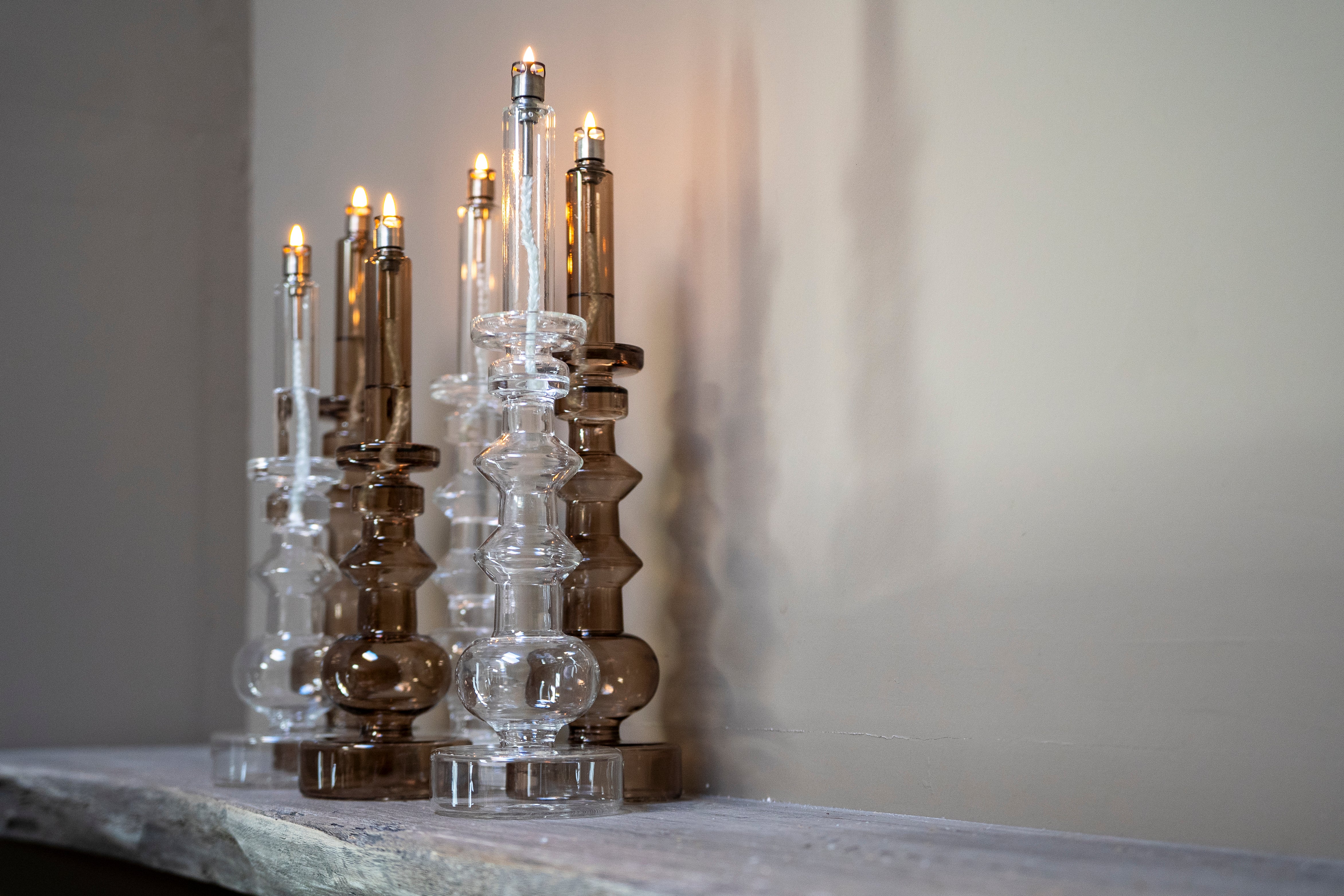 Olielamp | Kandelaar helder