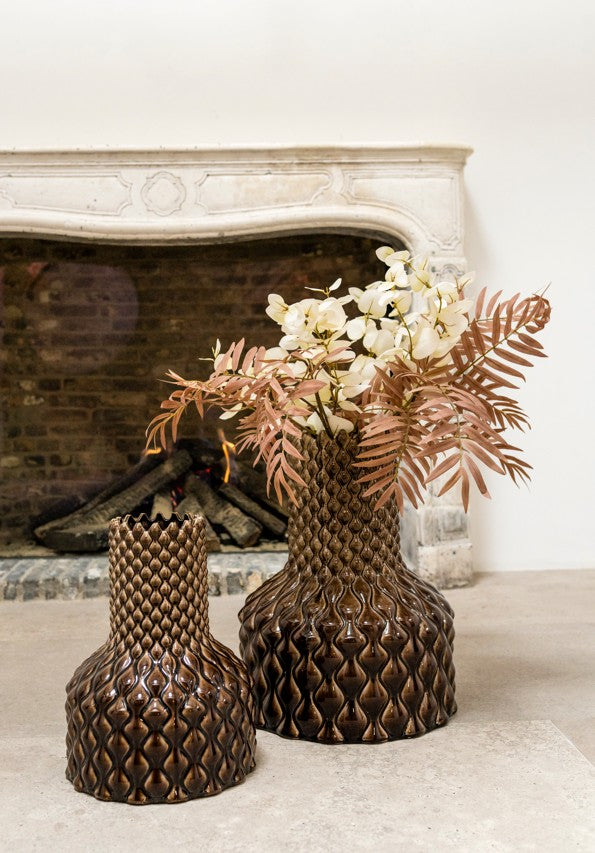 Vase | Living Diamond Marron M