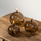 Round elegant champagne brass