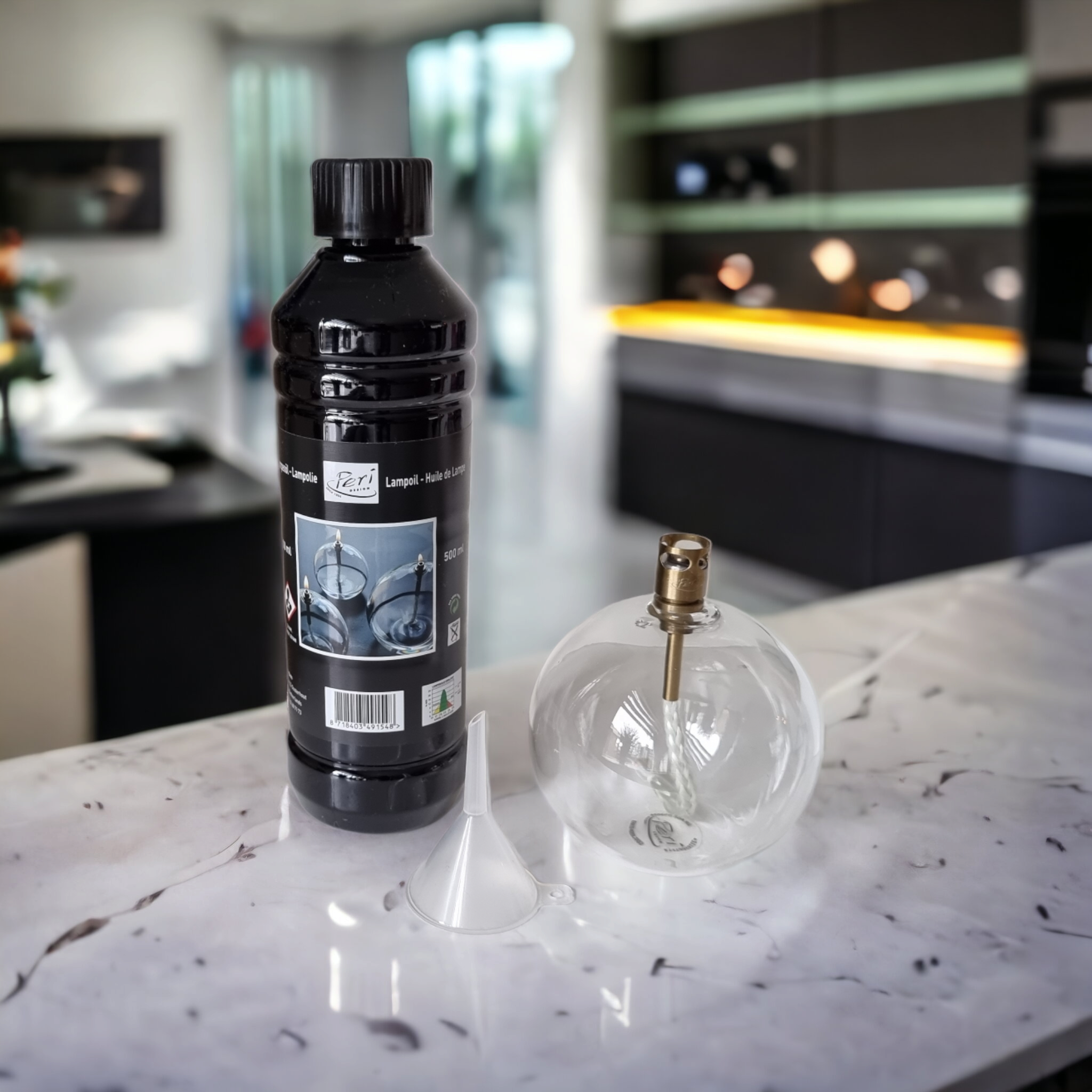 Olielamp | Starterset Helder Rond Small