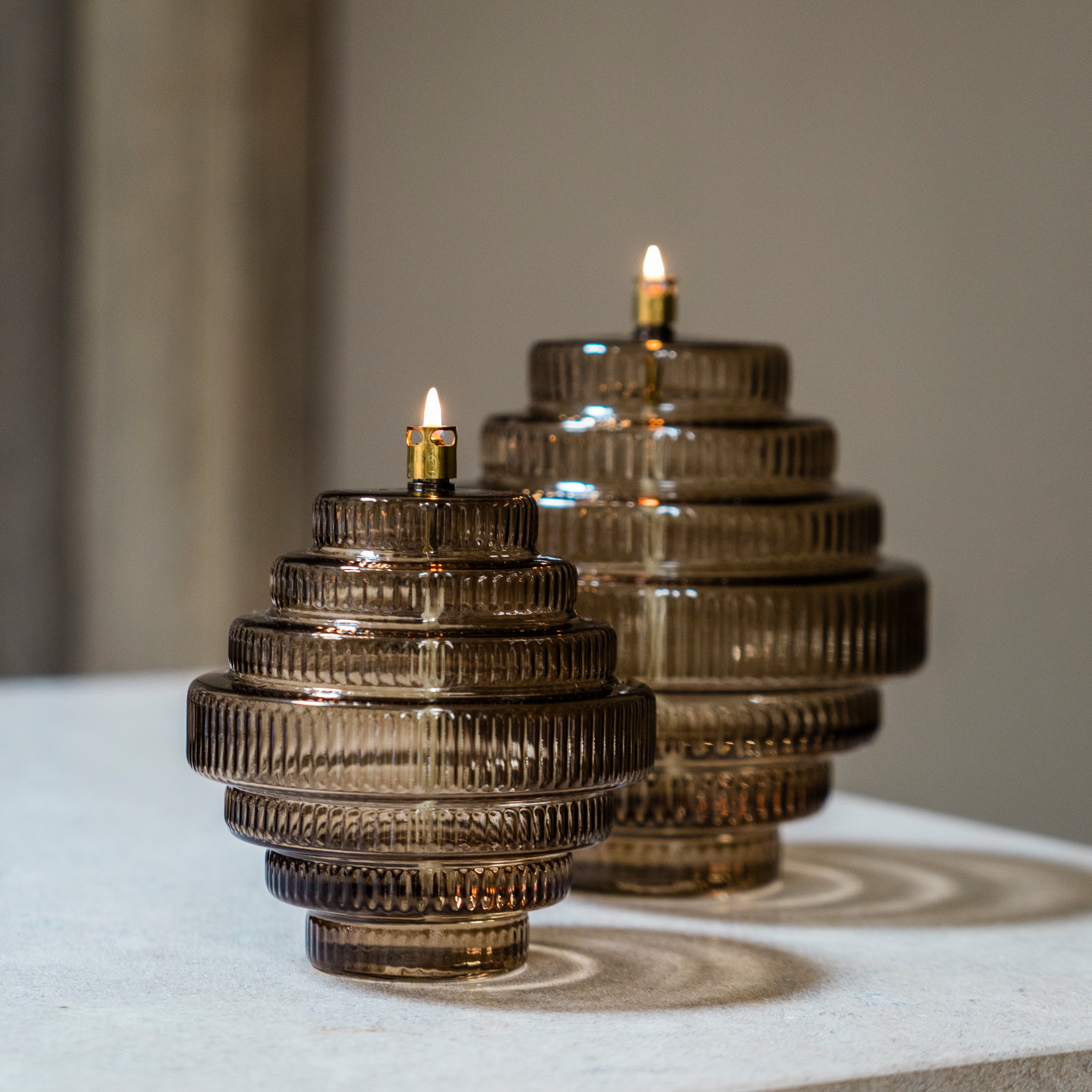 Olielamp | TWIN Champagne brass